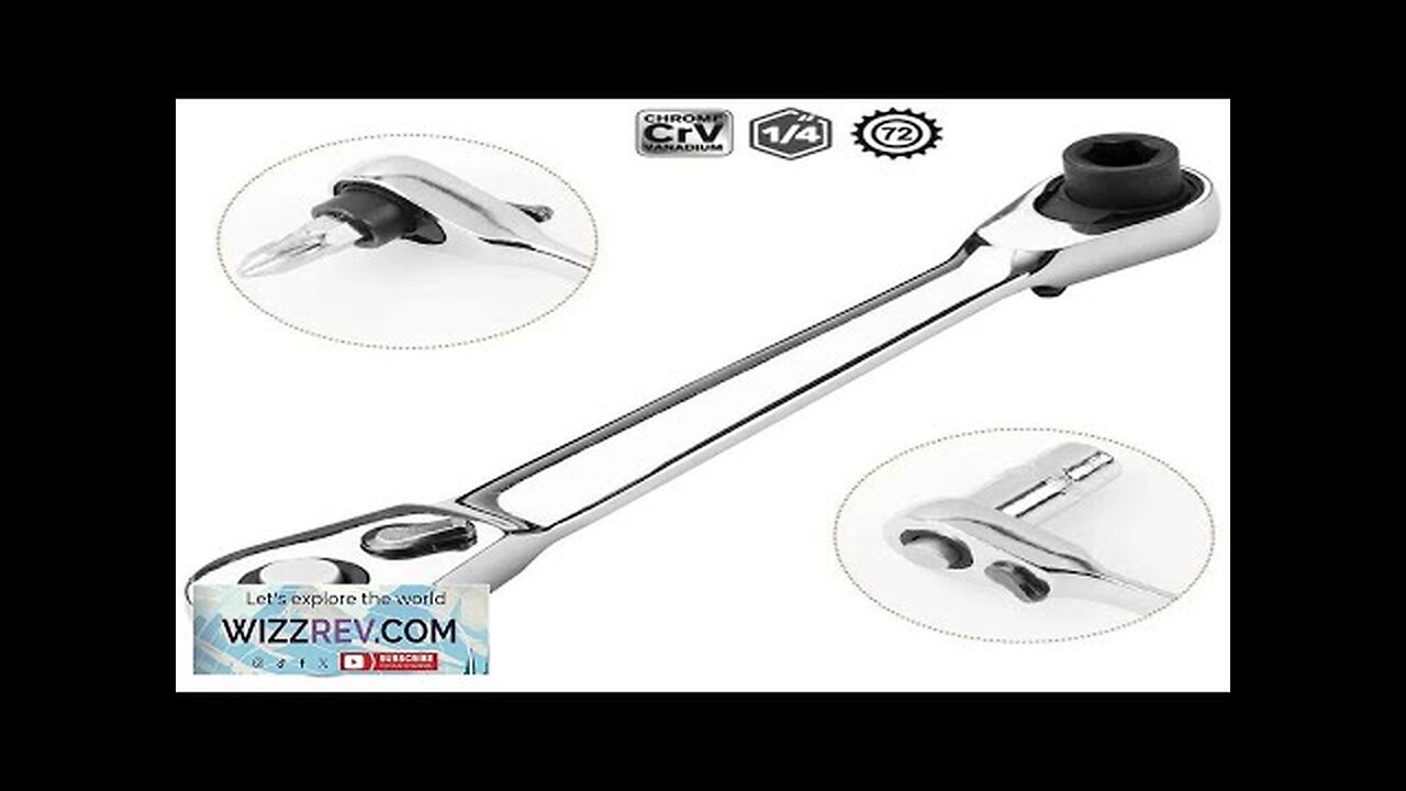 New Mini Ratchet Wrench Double Ended Quick Socket Ratchet Wrench Screwdriver Hex Review