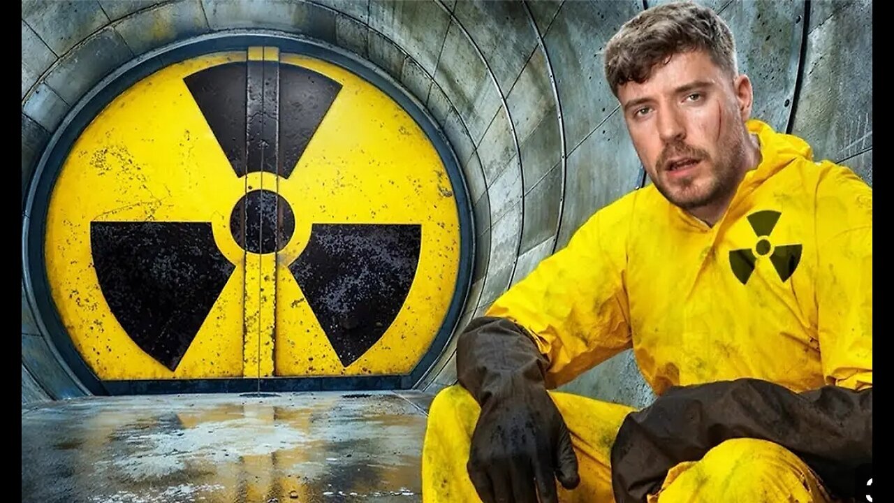 Survive..100 days in nuclear bunker. Win $500000)Mr beast new video English