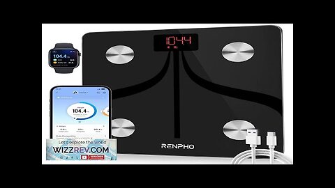 RENPHO Elis 1 Body Fat Scale USB Rechargeable Digital Bathroom Scale Smart Review