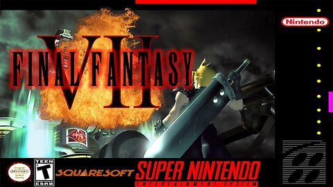 Final Fantasy VII 7 1994 SNES Super Nintendo pt.1 Rare LIVE Playthrough - Retro Games Live Gameplay