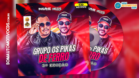 CD GRUPO OS PIKAS DE FERRO 3ª EDIÇÃO - INSANE DJ E MC ASSIS AO VIVO