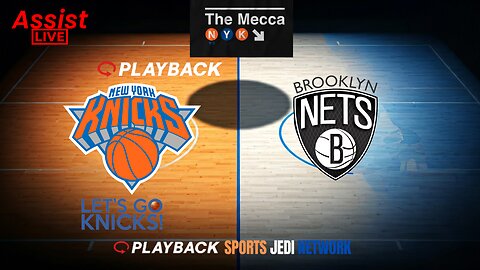 🏀 New York Knicks at Brooklyn Nets WATCH ALONG with SPORTS JEDI NETWORK The Battle for New York City