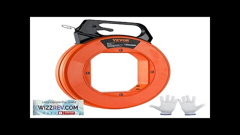 VEVOR Fish Tape 240-foot 1/8-inch Steel Wire Puller with Optimized Housing Review