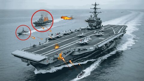 U.S. NAVY AIRCRAFT CARRIER Ambushed by Somali Pirates What Happens Next is CRAZY!