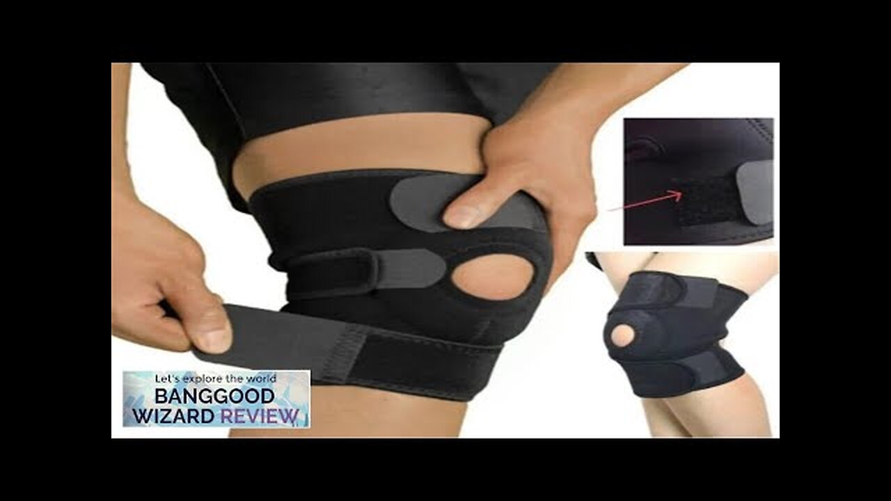 JINGBA SUPPORT Adjustable Knee Pads Breathable Outdoor Sports Knee Brace Support Belt Review