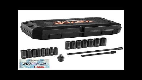 VEVOR Impact Sockets Set 18pcs 6-Point 3/8" Drive Bit Ratchet Tool Kit Review