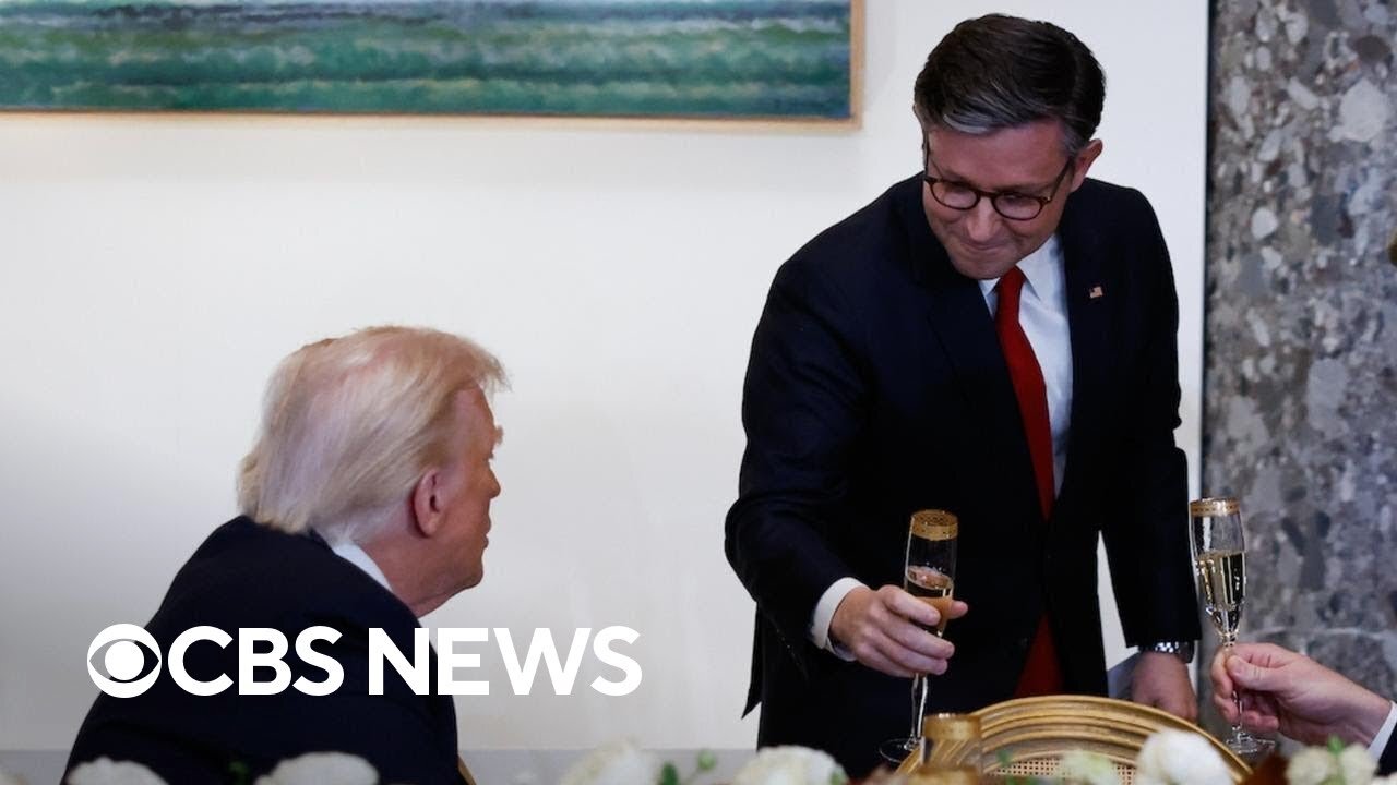 Luncheon toasts for President Trump