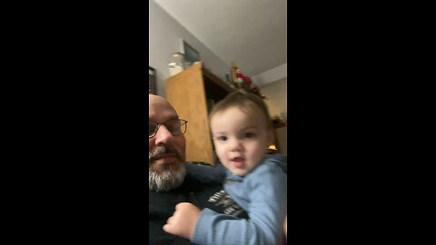 Grandpa Sleeping on the Job