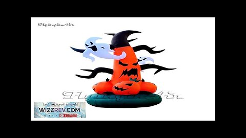 Outdoor Halloween Decorative Inflatable Pumpkin Ghost Tree 3m/5m High Scary Air Blown Review