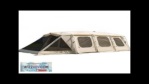 Camping Family Cabin Tent 14 Person Base Camp 4 Rooms Hiking Shelter Review