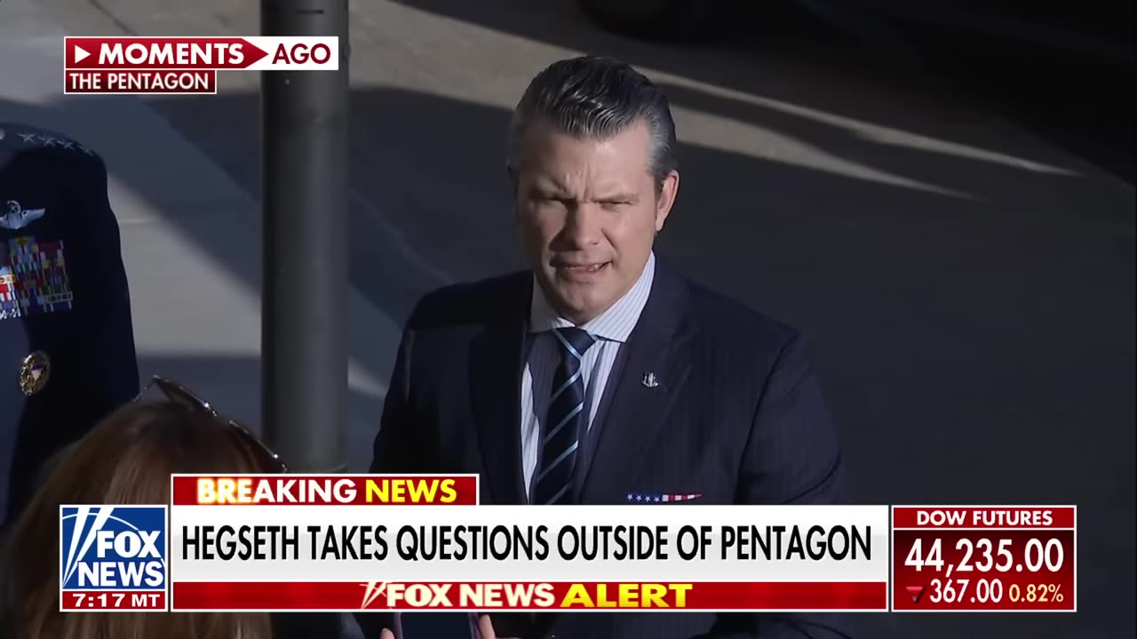 Pete Hegseth answers questions at Pentagon: Trump's orders 'will be executed'