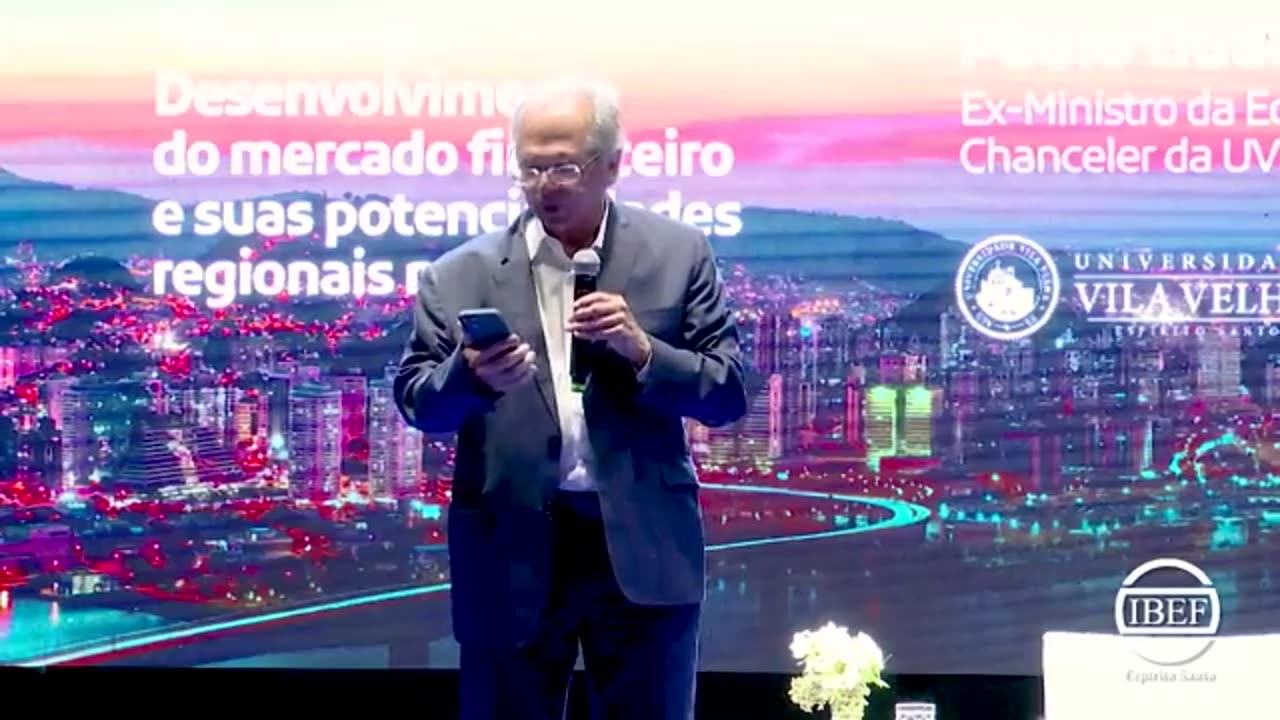 Ex-Ministro e chanceler da UVV Paulo Guedes no CONEF 2024!