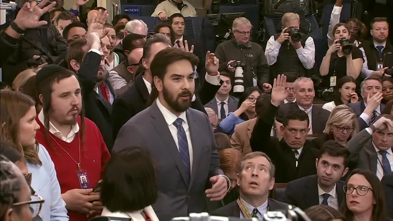 The White House-Press Secretary Karoline Leavitt Briefs Members of the Media