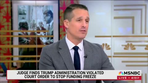 MSNBC Legal Analyst Isn't Buying Narrative That Trump Has Created 'Constitutional Crisis'