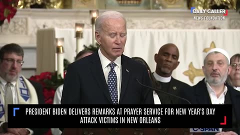 President Biden Delivers Remarks at Prayer Service for New Year's Day Attack Victims in New Orleans