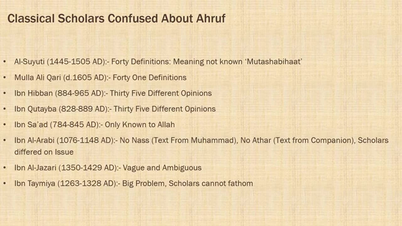 Part 6 Ahruf and Qira'at Islam The Honest Truth