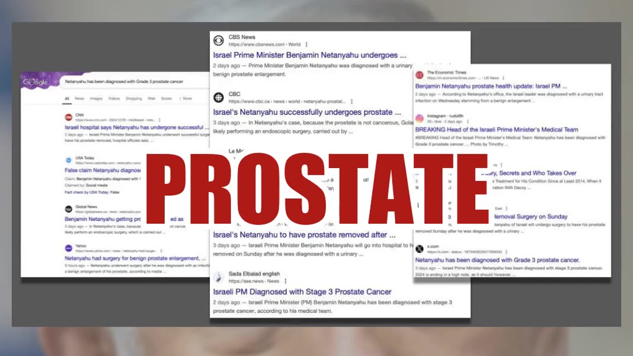 Fact Check: Israeli Official Did NOT Say Benjamin Netanyahu Had Been Diagnosed With Prostate Cancer