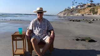 The Beach Captain in Time-Lapse. Terramar Beach, California. TL 014