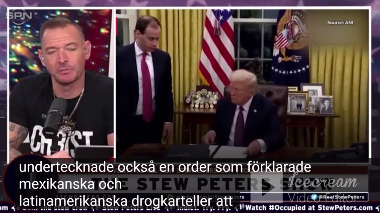 Trump la inte handen på Bibeln