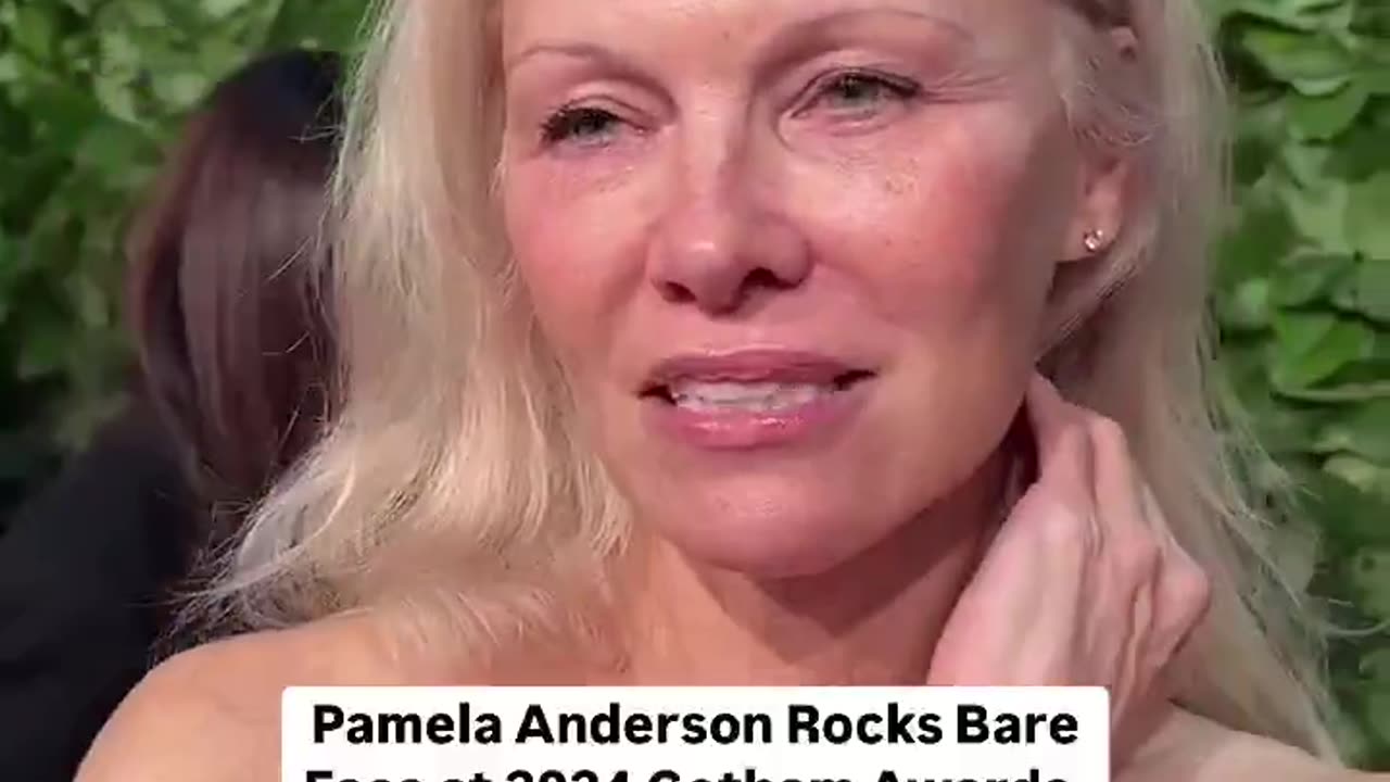 Pamela Anderson Goes Peak No-Makeup and Tries Out a New Hairstyle at 2025 SAG Awards_ Video