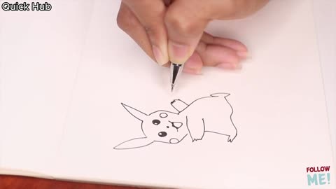 How to Draw Pikachu Easy Step-by-Step Tutorial