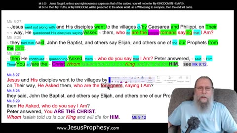 061 Mark 8 10 thru 9 9 p11 [Jesus] [Live]