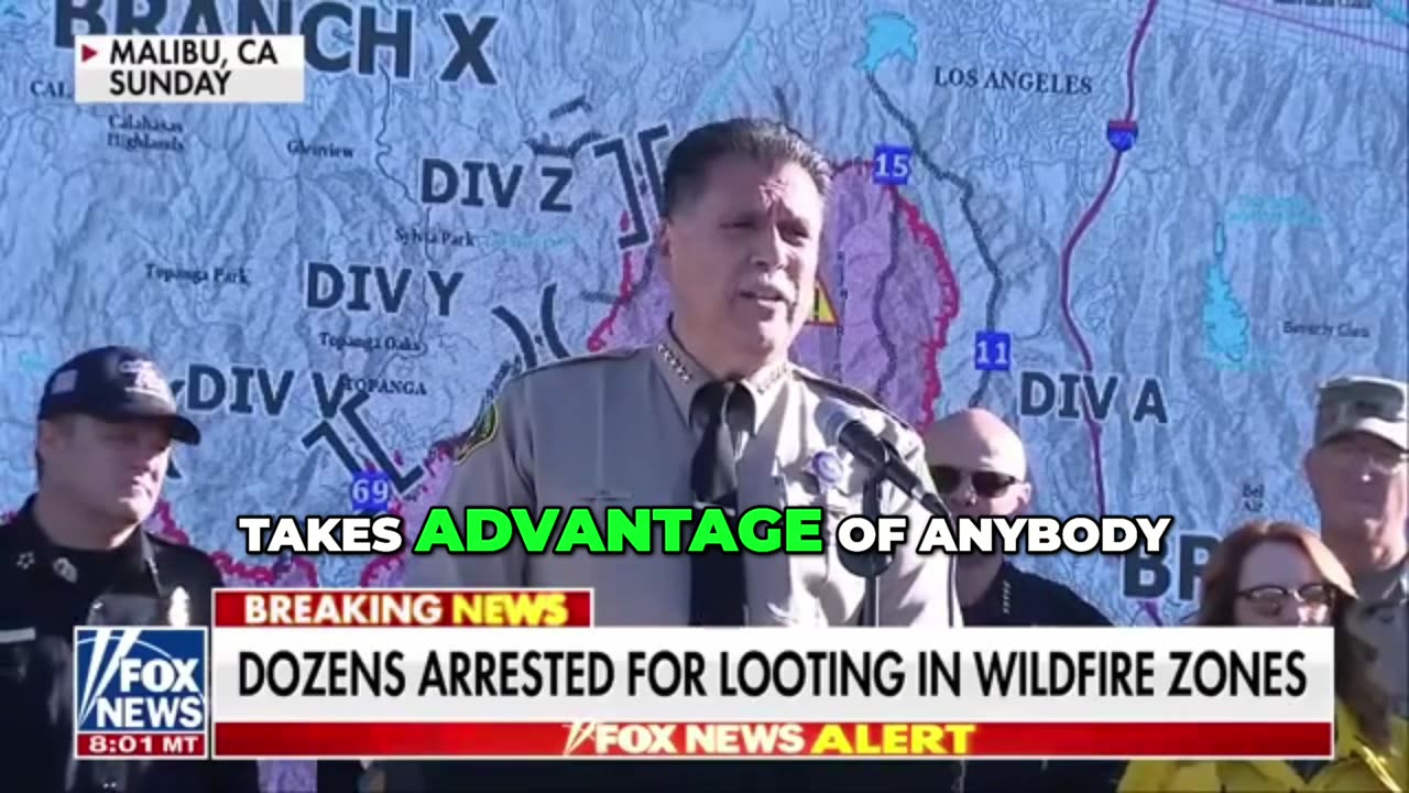 Dozens of Looters Arrested in Fire-Ravaged California Neighborhoods