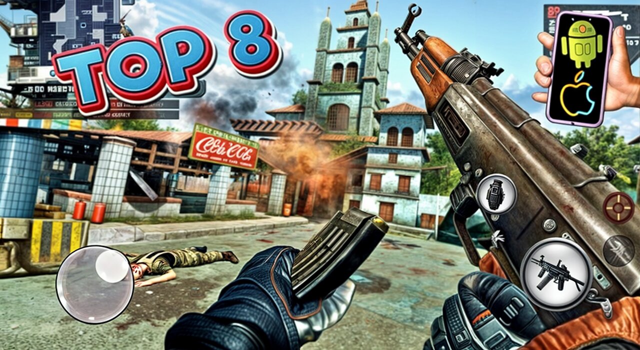 Top 8 Mejores Juegos de disparos FPS. Para Android o iOS. Que no te puedes Perder.