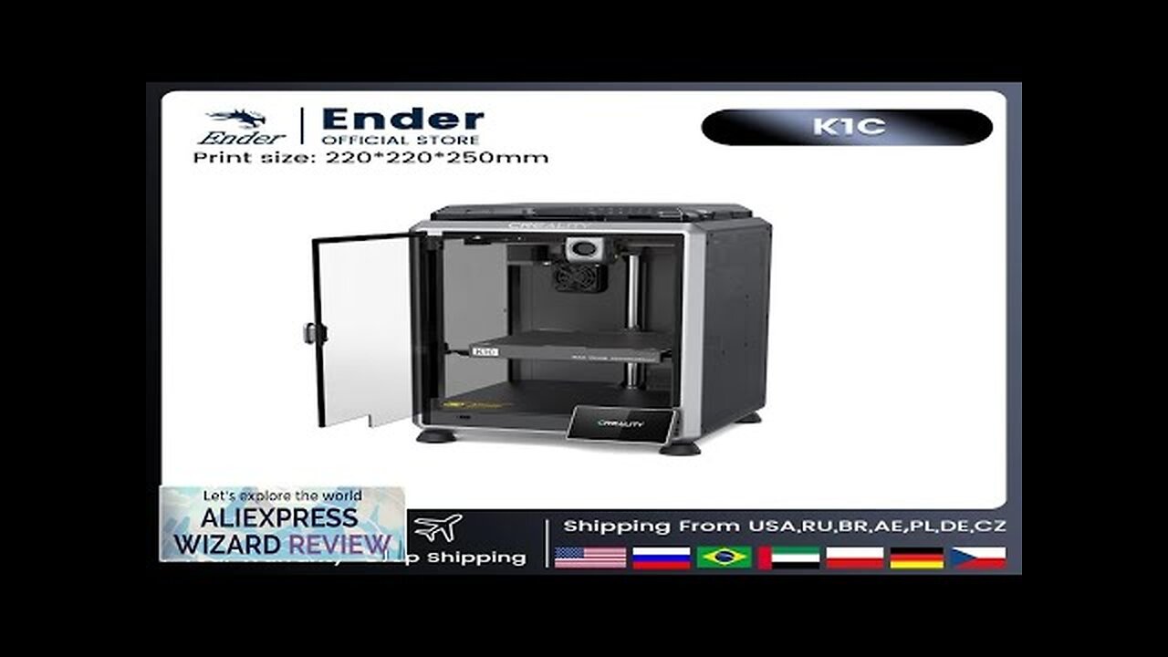 Creality k1C Speedy 3D Printer 600mm /s All-metal Extruder With AI Camera Review