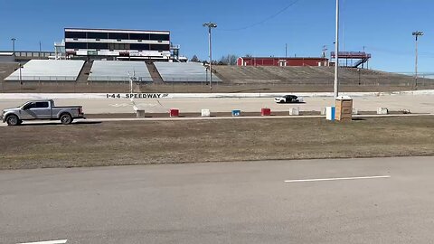 nephew taking the race car for a spin