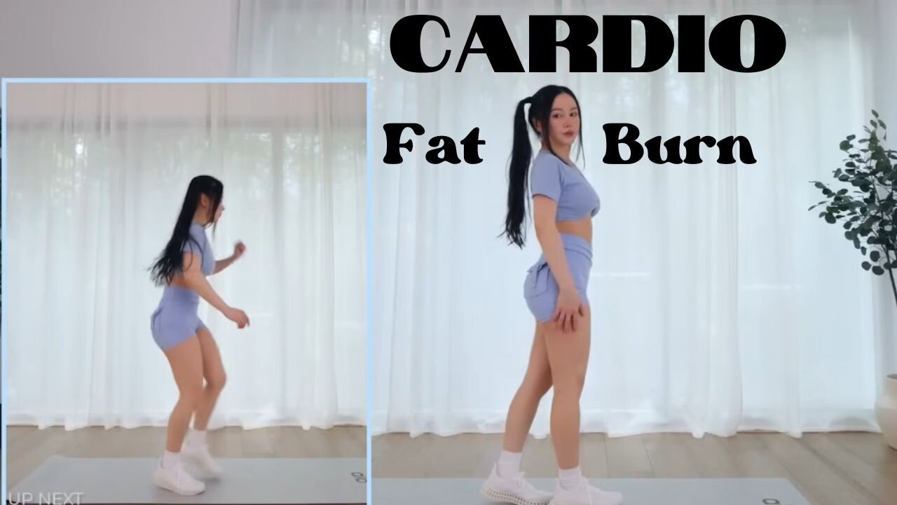 20 min Cardio Workout for Fat Burn - beginner friendly no lunges no repeats!