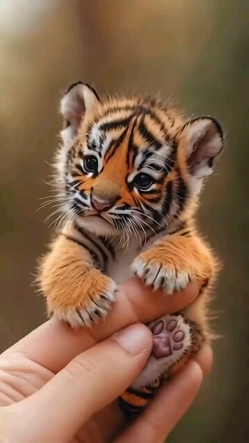 live wildlife sanctuary indians Tiny Tiger Cub Tries To Roar