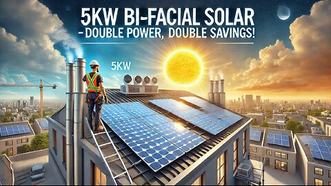 5kW Bi-Facial Rooftop Solar – More Power, More Savings!