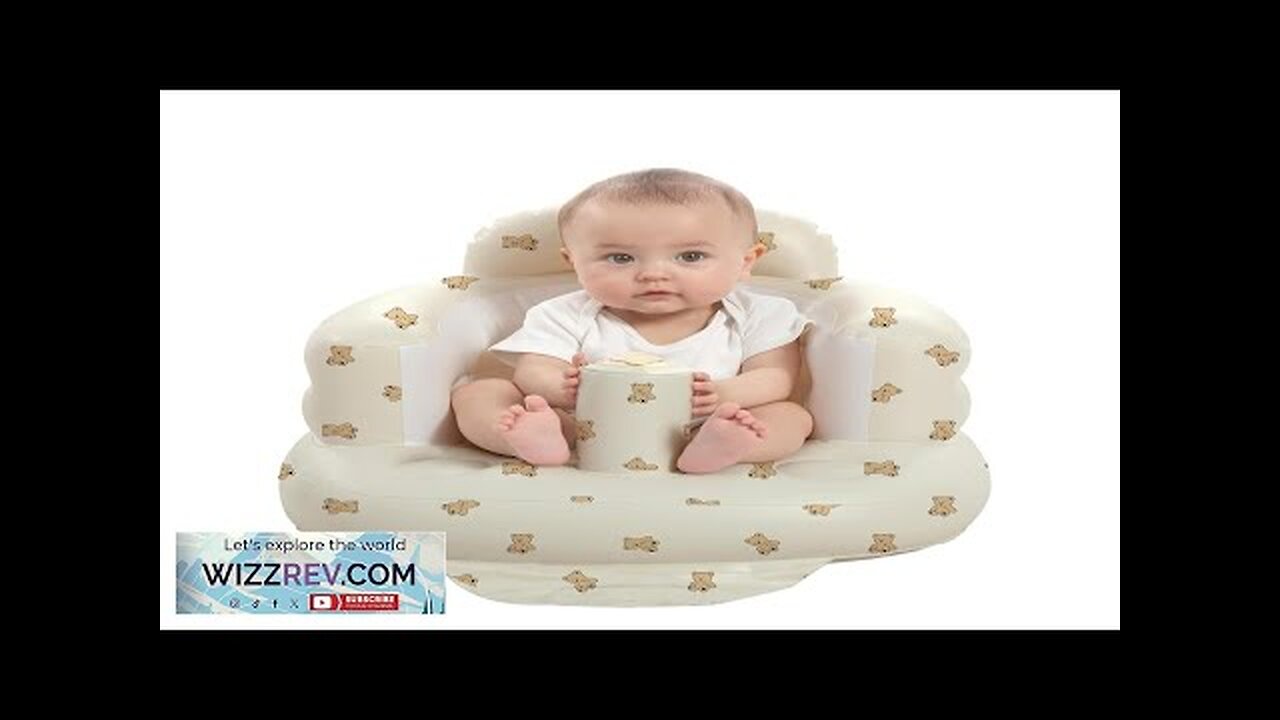 Inflatable Baby Seat for Babies 3-36 Months Built in Air Pump Baby Review