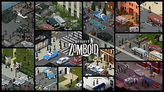 "LIVE" We made it to 5 days. Can we make it 7 days in "Project Zomboid" or get killed by Bandits??