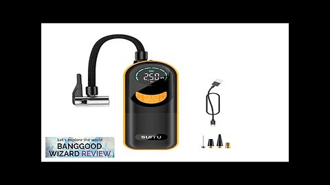 SUITU 4000mAh Wireless Car Tire Inflator with Digital Display & LED Light Review