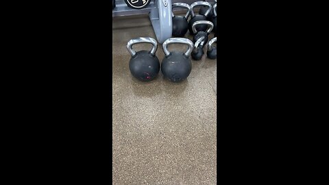 32kg Kettlebell Front Squat