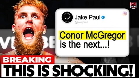 Jake Paul Just ANNOUNCED That He Will F*ght Conor McGregor On INSTAGRAM!