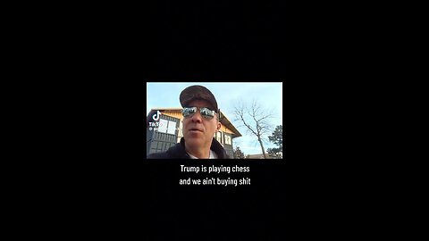 Trump is not playing.