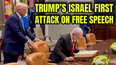 Trump Censoring Dissent for Israel