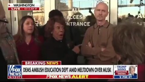 Democrats Create A Scene Outside Education Dept Demanding To Be Let In