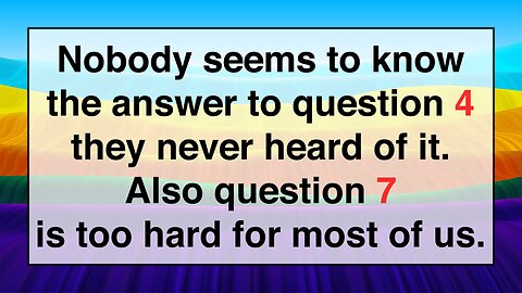 Impossible Knowledge Questions