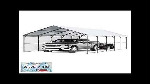 VEVOR 13' x 26' Metal Carport Heavy Duty Outdoor Car Shelter Garage Review