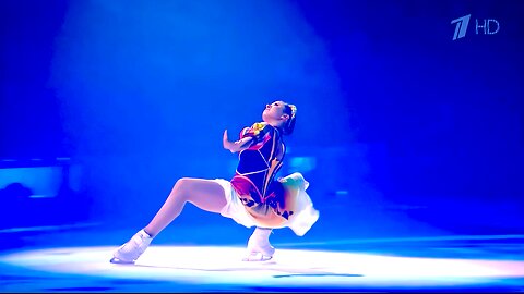 Kamila Valieva in an Evening on a farm.Ice show of Tatyana Navka