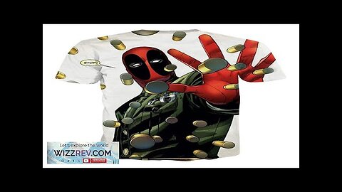 Deadpool Stopping Bullets Dope Design Full Print T-shirt Review