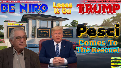 De Niro Loses It on Trump, and Pesci Comes to the Rescue! Ultimate Showdown! Pesci, and 47 in Action