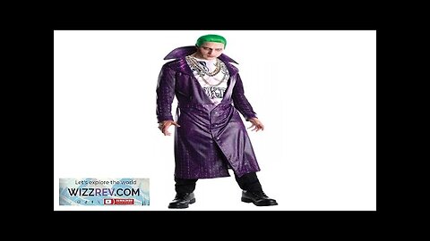 Suicide Squad Joker Adult Costume Set XLarge Review