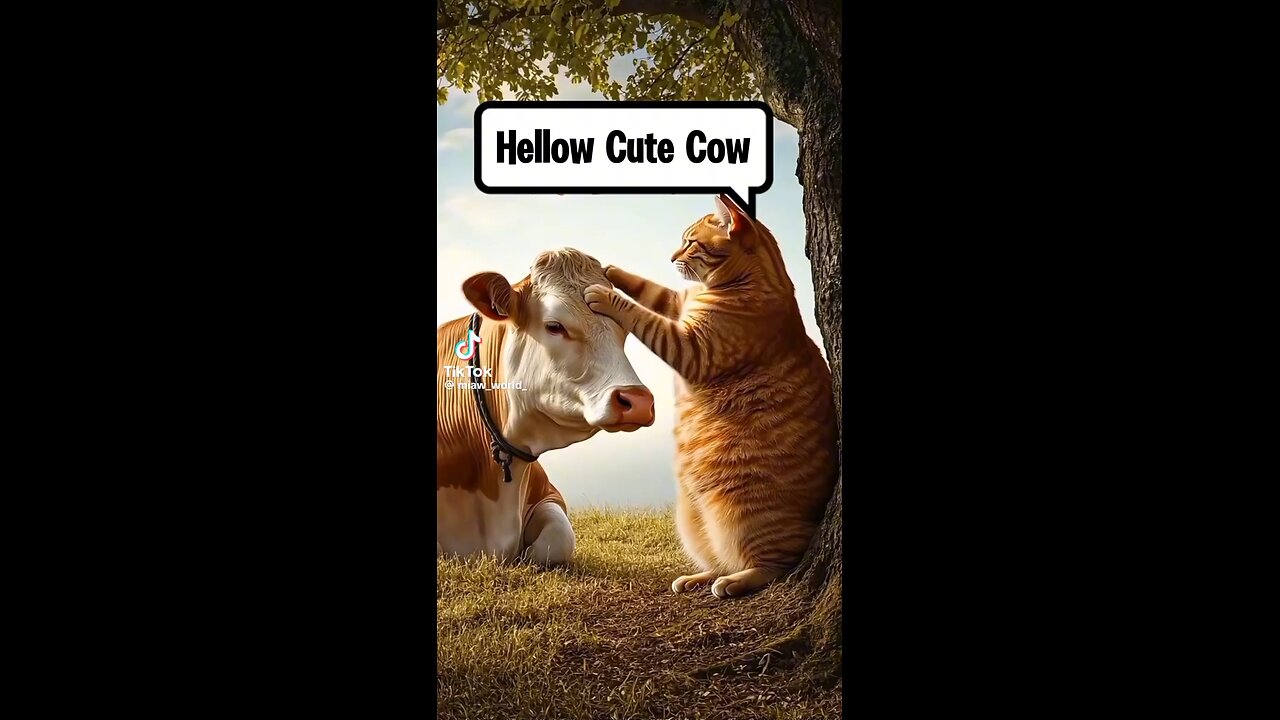 cat and cow