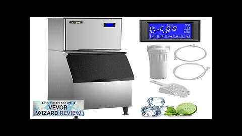 VEVOR 110V Commercial Ice Maker 440LB/24H Industrial Modular Stainless Steel Ice Machine Review