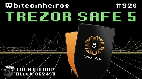 Tutorial da Trezor Safe 5 com celular e Sparrow